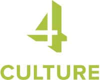 Picture of 4 culture logo green four; Culture; Number Four; Grant association; Seattle Public Library; Seattle; Washington