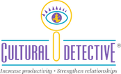 Cultural detective logo; eyeball;