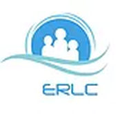 Eastside Race and Leadership Coalition logo; three people in blue circle; turquoise waves