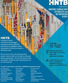 HNTB DBE; Networking Flyer