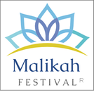 Picture of crown, Malikah Festival logo; Lotus