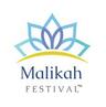 Malikah Festival; Turquoise writing; Lotus flower;
