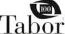Tabor Logo; white 100; Black circle;